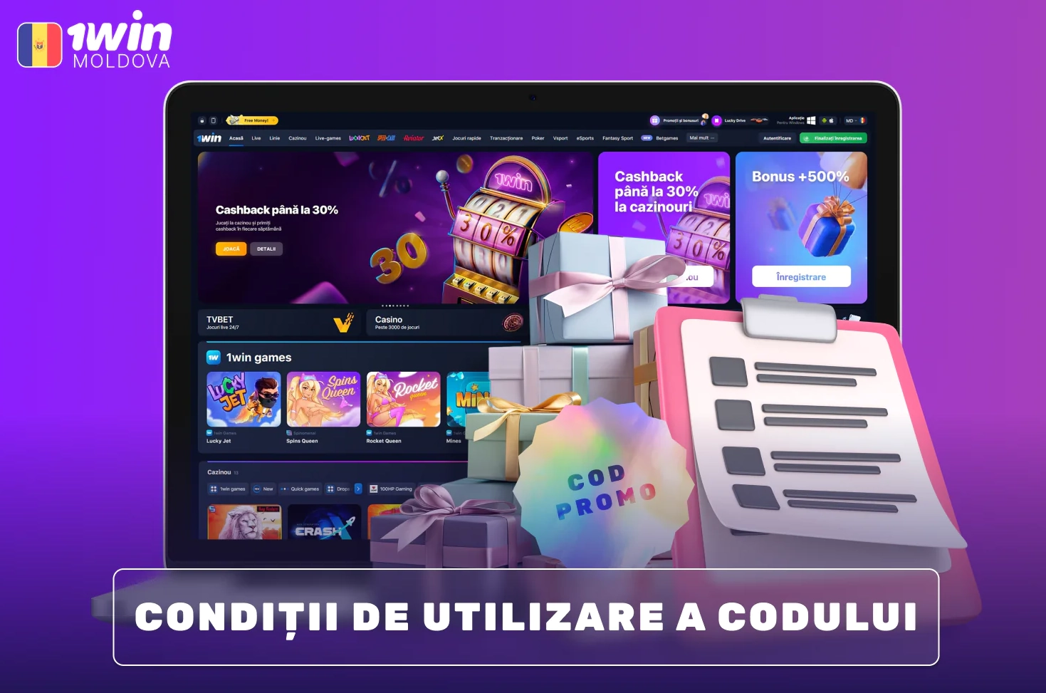 Condiții de utilizare a codului